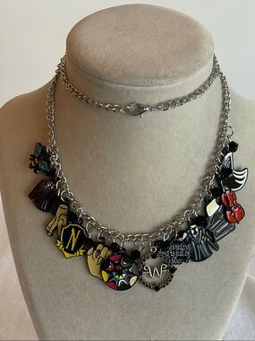 Wednesday Addams Charm Necklace